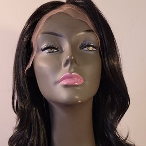 TOPS DEEP MIDDLE LACE PART OFFBLACK 1B